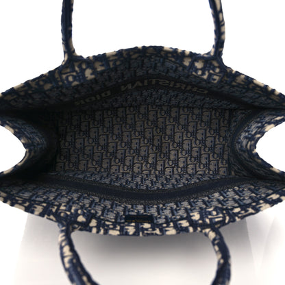 Christian Dior Oblique Book Tote Blue Multicolor 5 of 9