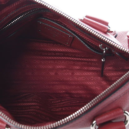 Prada Vitello Phenix Shopping Satchel Rosso 5 of 14