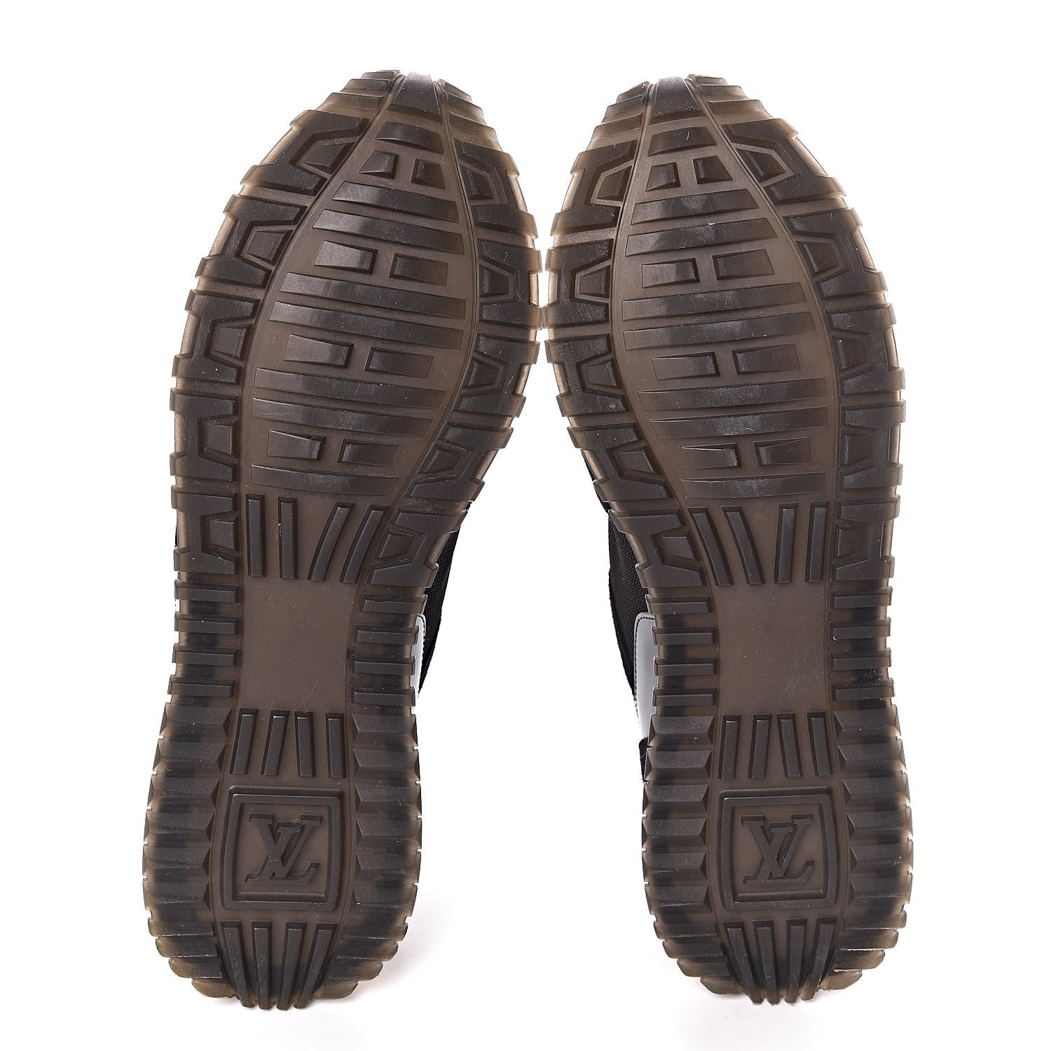Louis Vuitton Suede Monogram Run Away Sneakers 40 Black 7 of 10