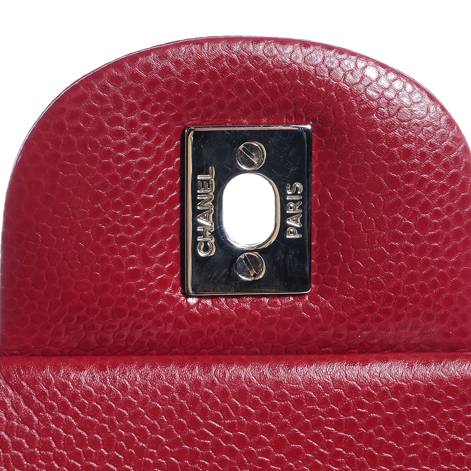 Chanel Caviar Quilted Maxi Double Flap Red 6 of 9