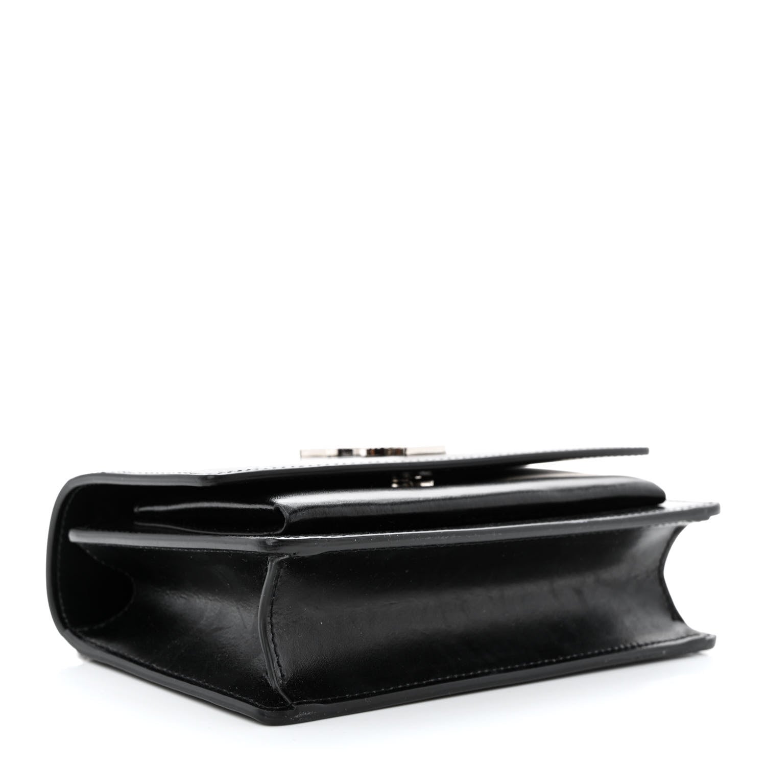 Saint Laurent Calfskin Monogram Sunset Chain Wallet Black 4 of 10