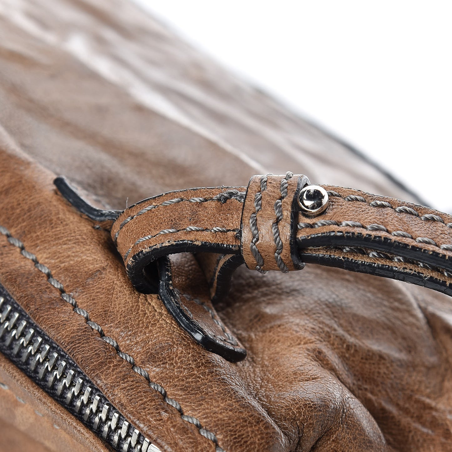 Tumbled Sheepskin Mini Pandora Brown
