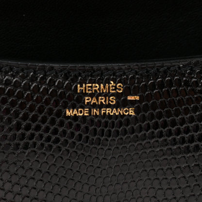 Hermes Lizard Constance 18 Black 6 of 11