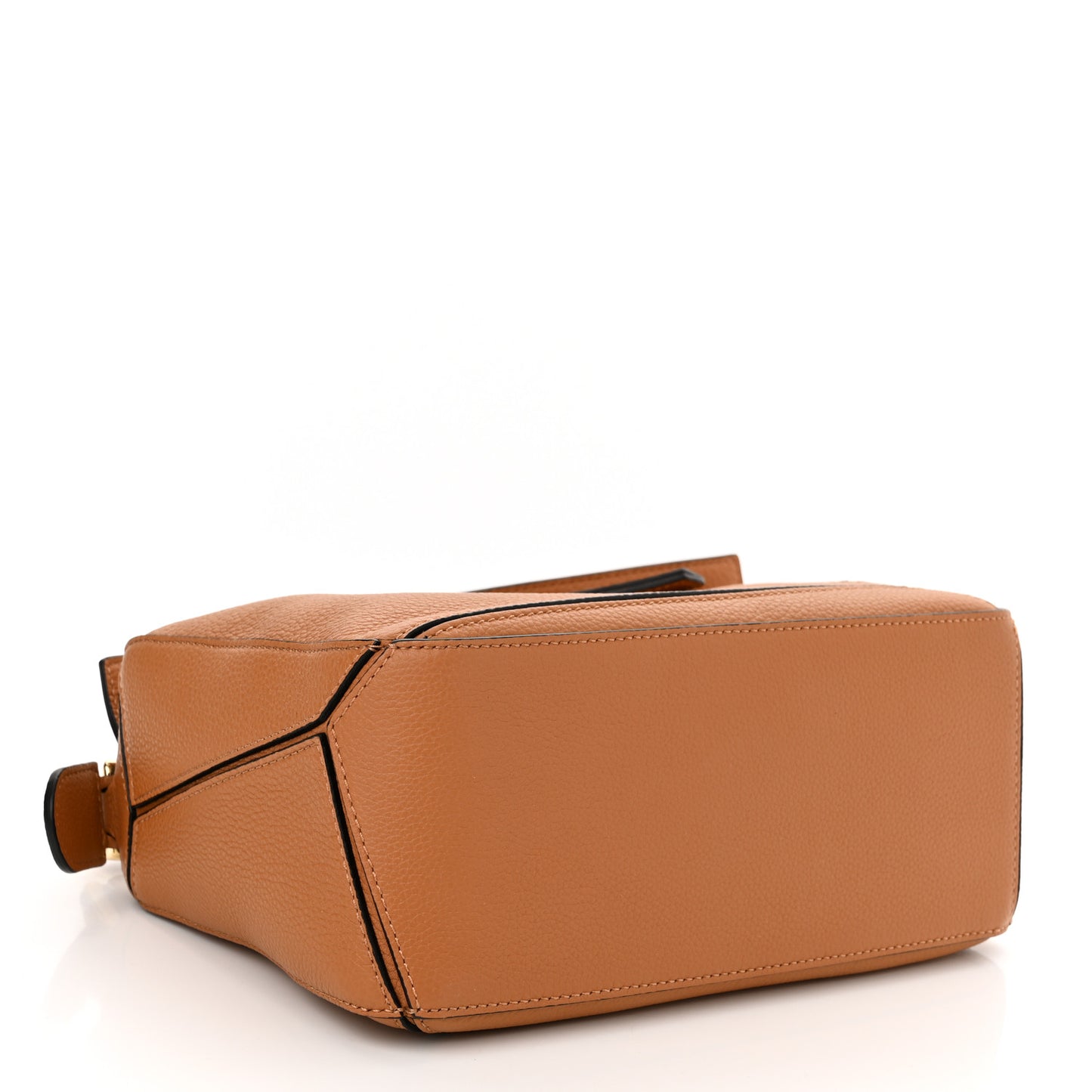 Soft Grained Calfskin Small Puzzle Bag Light Caramel