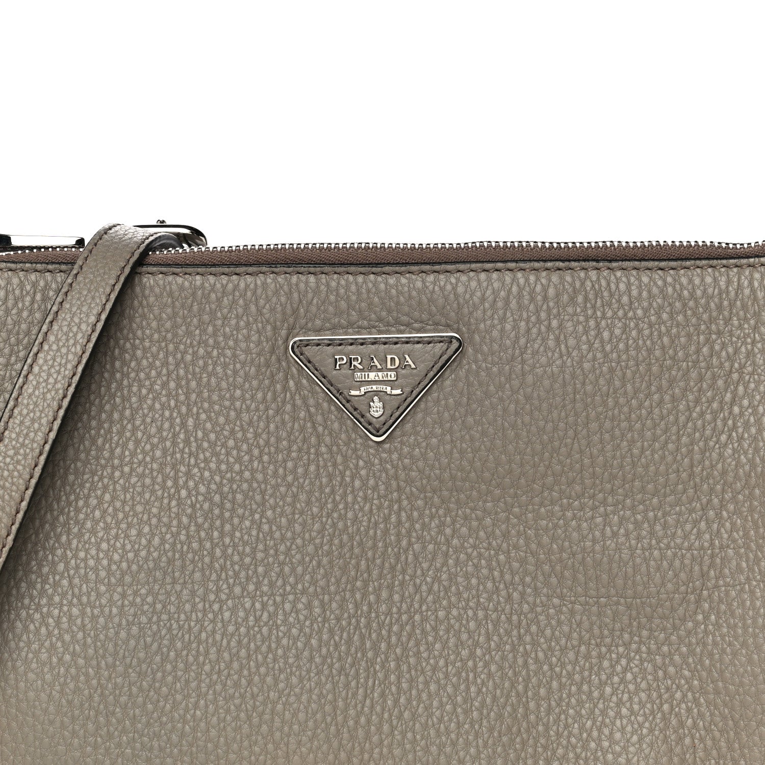 Prada Vitello Daino Crossbody Bag Argilla 7 of 11