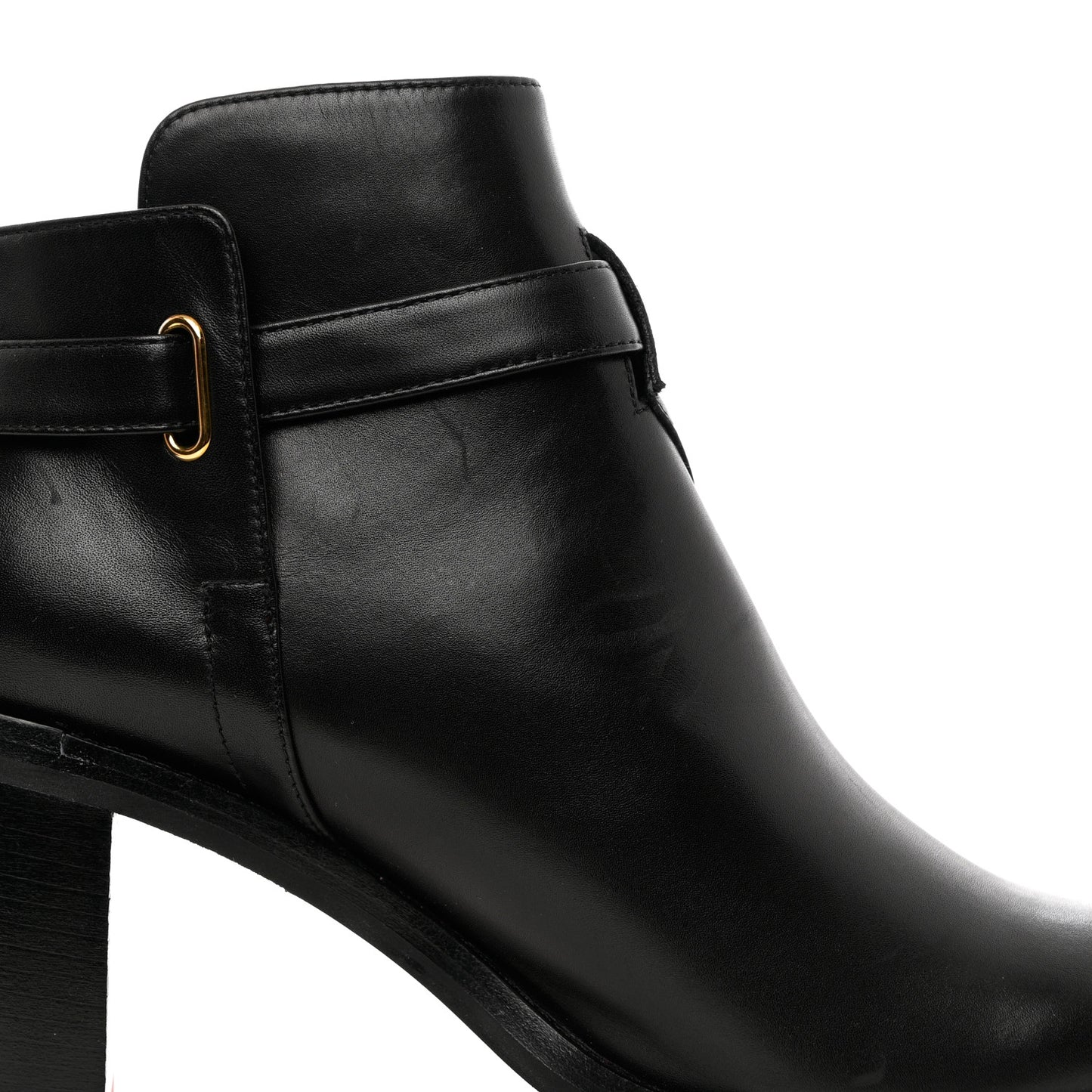 Calfskin Communa 70 Ankle Boots 37 Black
