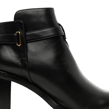 Christian Louboutin Calfskin Communa 70 Ankle Boots 37 Black 9 of 10