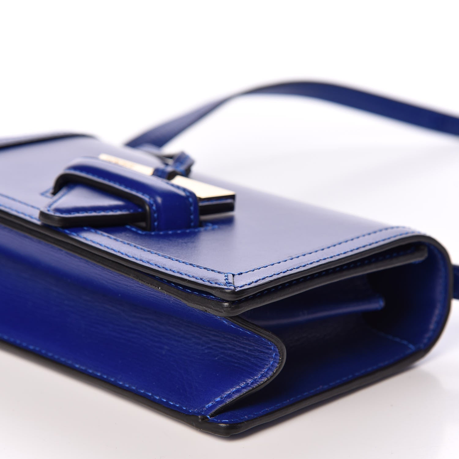 Loewe Calfskin Small Barcelona Shoulder Bag Royal Blue 7 of 8