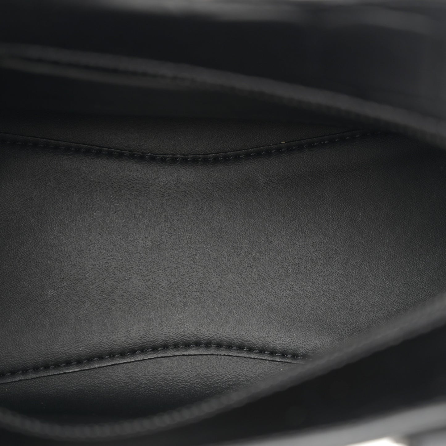 Semi Shiny Calfskin Crocodile Embossed Neo Classic Black Hardware Mini City Black