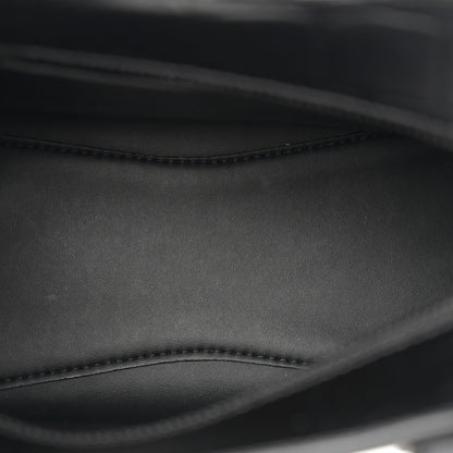 Balenciaga Semi Shiny Calfskin Crocodile Embossed Neo Classic Black Hardware Mini City Black 5 of 11