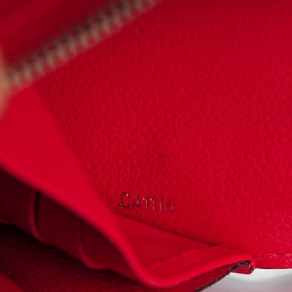 Louis Vuitton Calfskin Lockme II Wallet Poppy 7 of 7