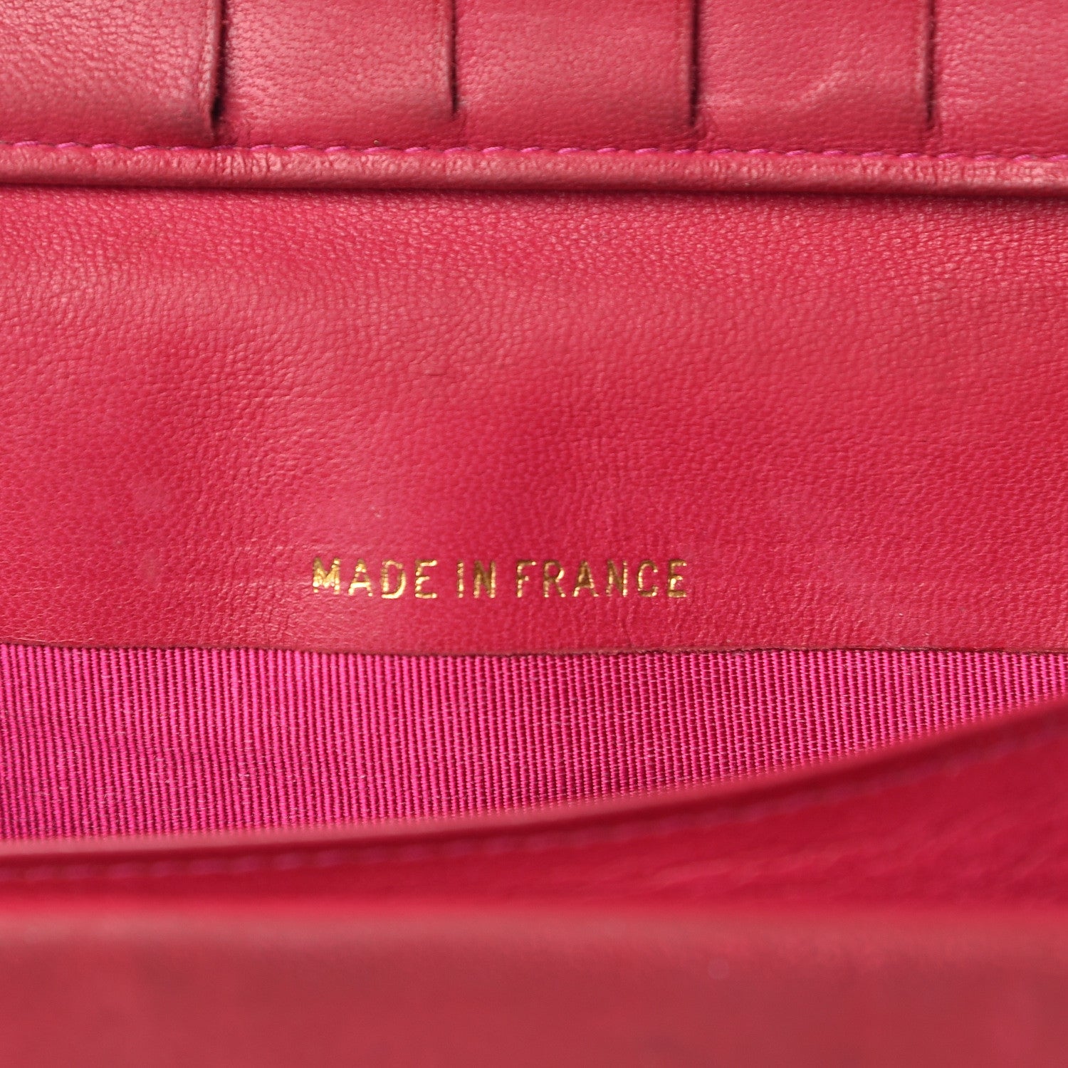 Chanel Caviar Timeless CC French Wallet Dark Pink 7 of 9