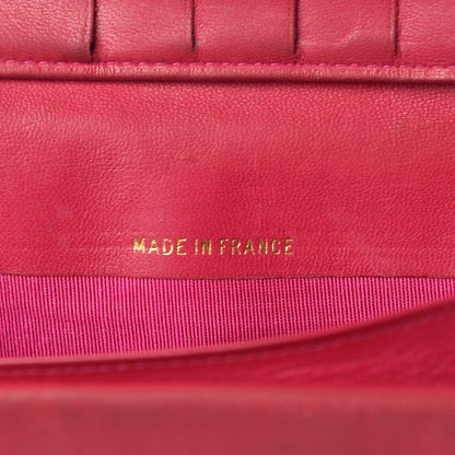Chanel Caviar Timeless CC French Wallet Dark Pink 7 of 9
