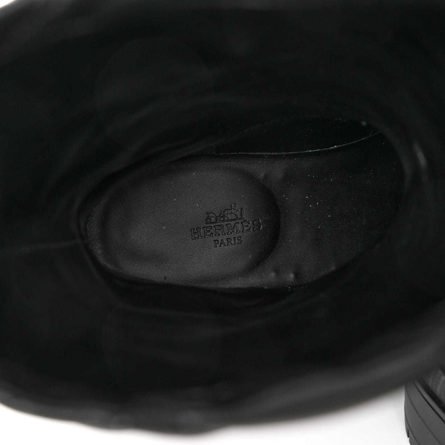 Goatskin Quilted Fuji Boots 37 Black