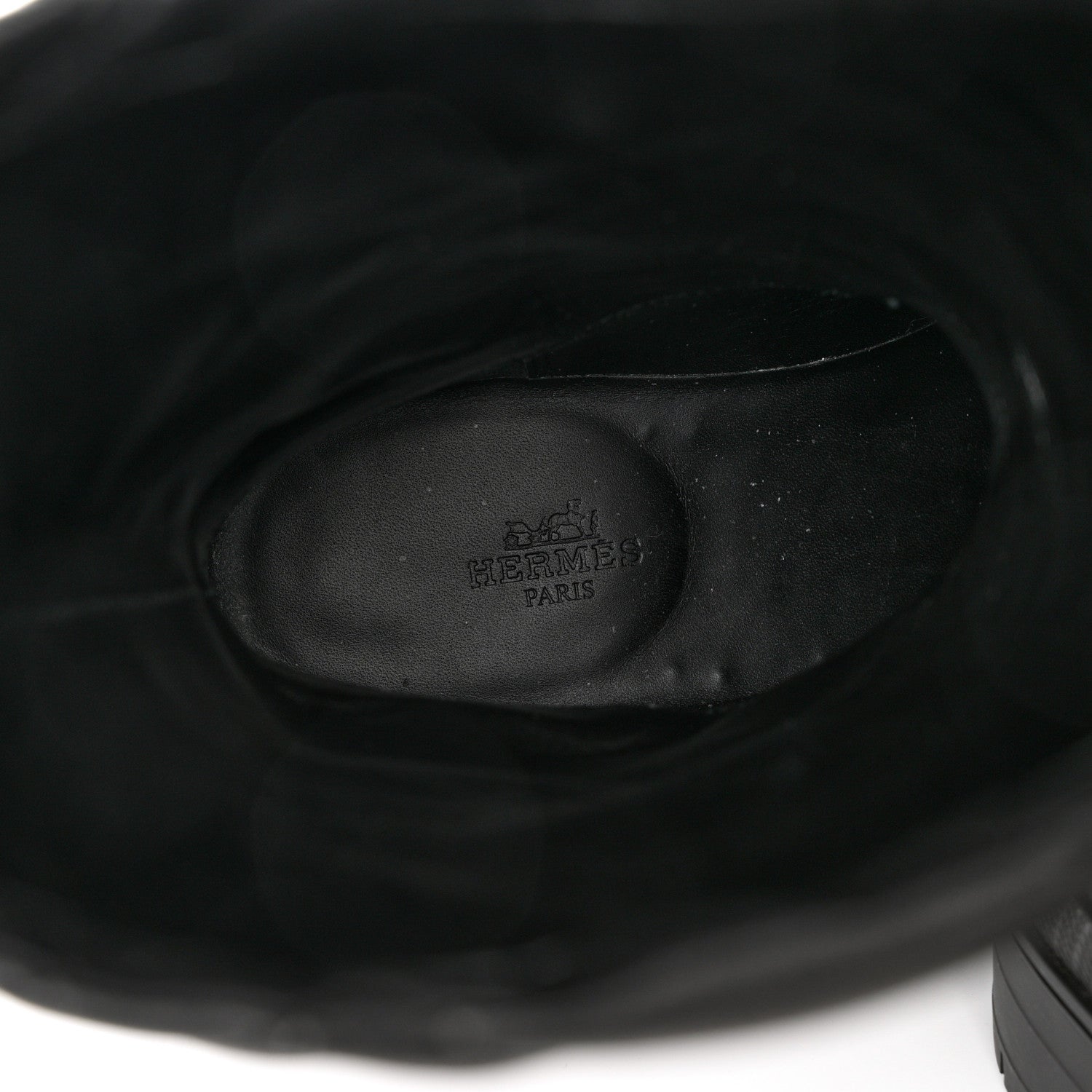 Hermes Goatskin Quilted Fuji Boots 37 Black 7 of 12