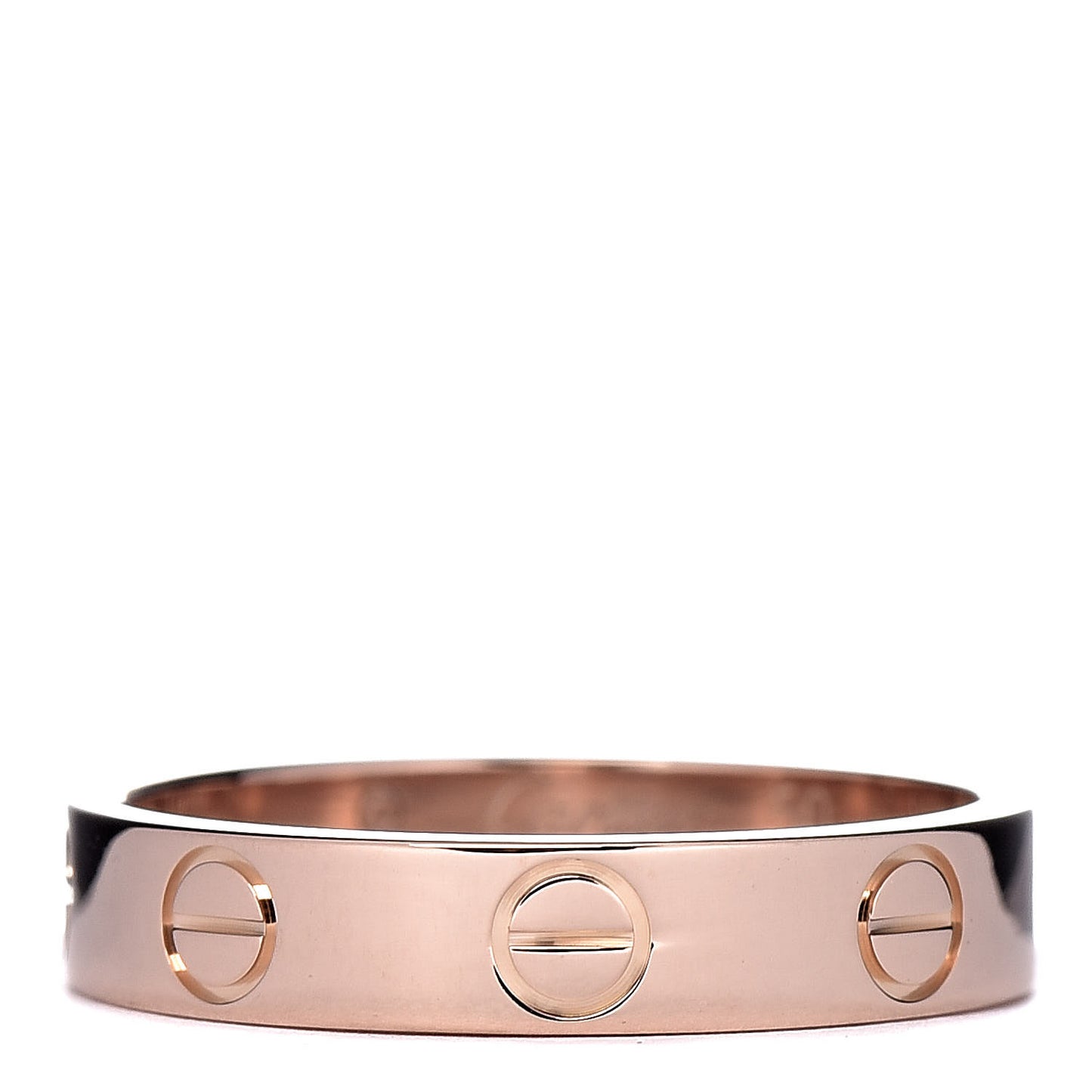 18K Pink Gold 3.5mm LOVE Wedding Band Ring 50 5.25