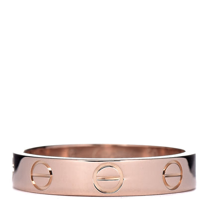 Cartier 18K Pink Gold 3.5mm LOVE Wedding Band Ring 50 5.25 1 of 5