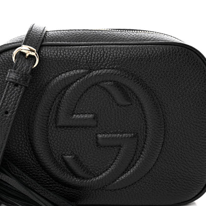 Gucci Pebbled Calfskin Small Soho Disco Bag Black 8 of 10