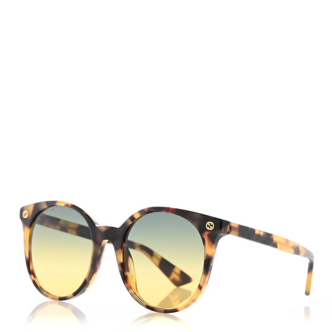 Round GG0091S Sunglasses Havana