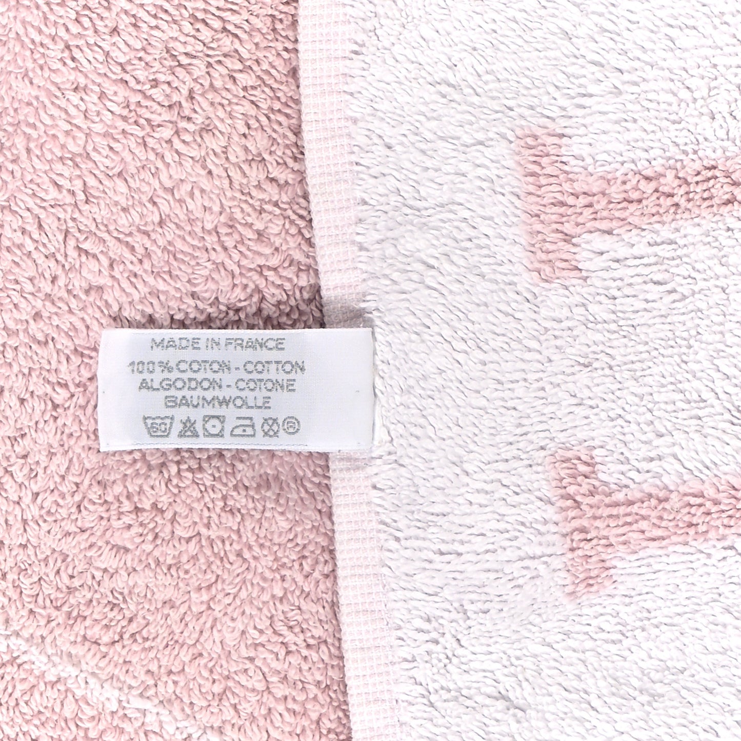 Cotton Avalon Bath Towel Rose Lilas