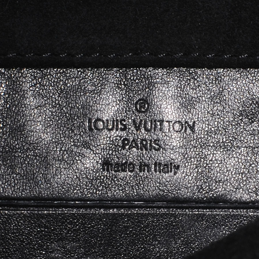 Louis Vuitton Suede SC Slim Clutch Coal 7 of 8