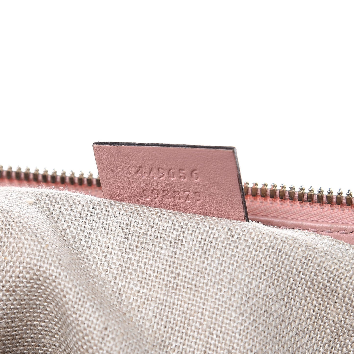 Soft Microguccissima Small Zippered Satchel Soft Pink