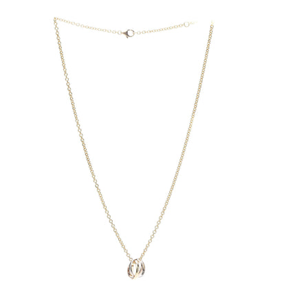 Cartier 18K Pink Yellow White Gold Baby Trinity Pendant Necklace 3 of 7