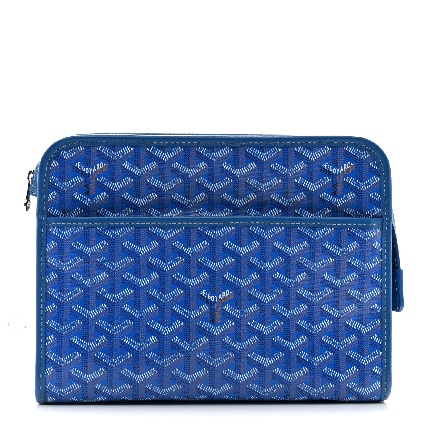 Goyardine Jouvence Toiletry Pouch MM Blue