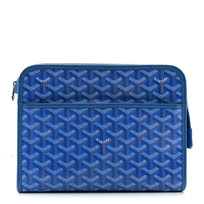 Goyard Goyardine Jouvence Toiletry Pouch MM Blue 1 of 7