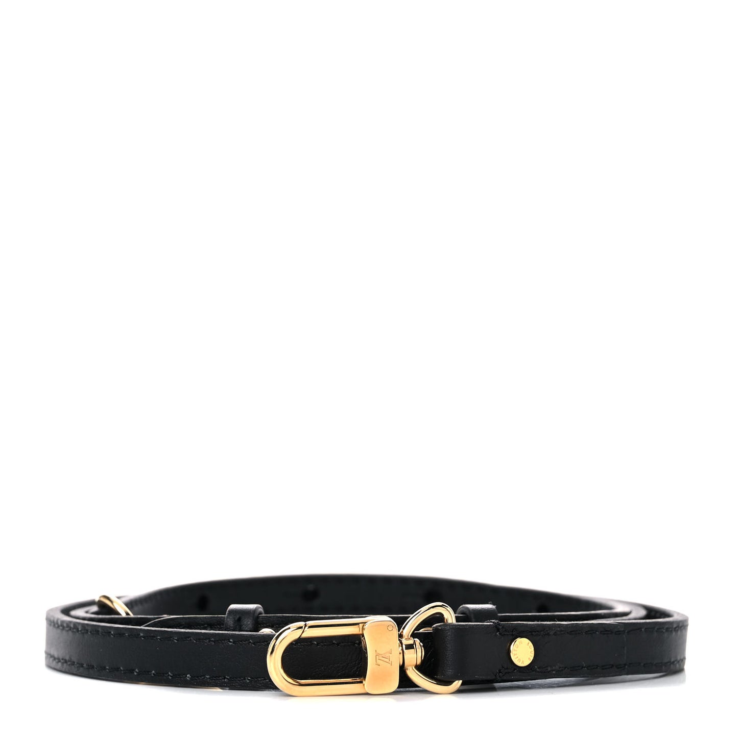 Calfskin Shoulder Strap Black