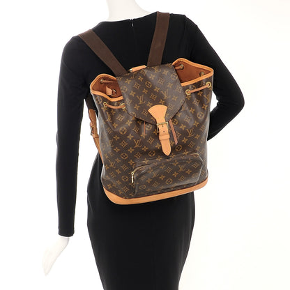 Louis Vuitton Monogram Montsouris GM Backpack 2 of 9