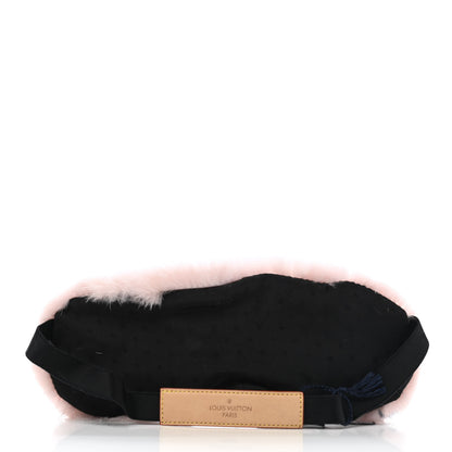 Louis Vuitton Monogram Mink Fur Sleep Mask Light Pink 2 of 4