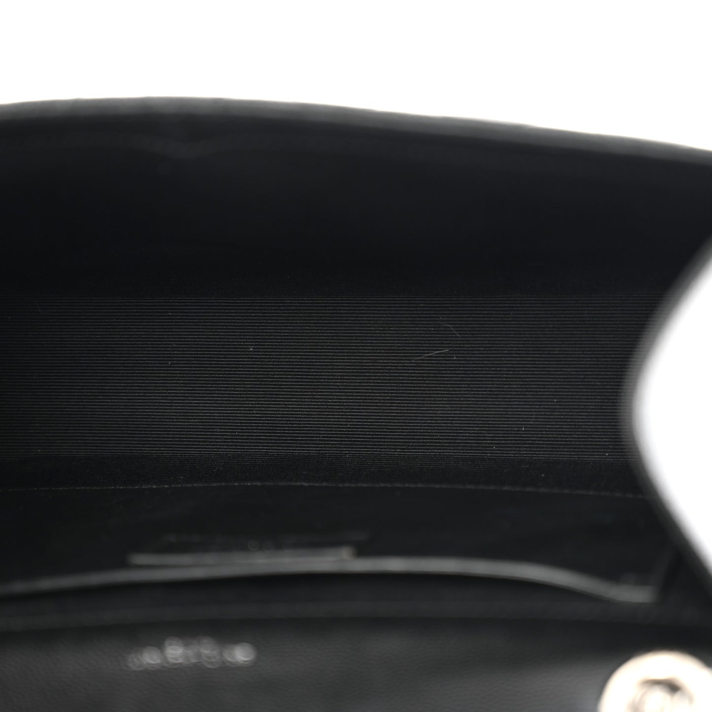 Grain De Poudre Textured Mixed Matelasse Triquilt Medium Monogram Satchel Black