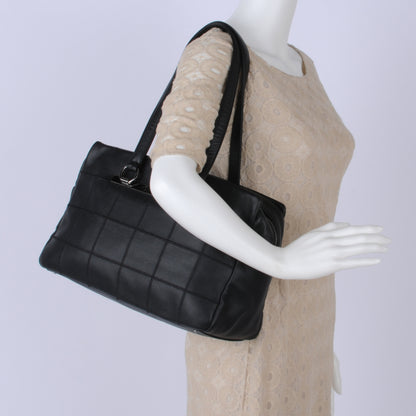Chanel Caviar Square Stitched Large Tote Black 2 of 7