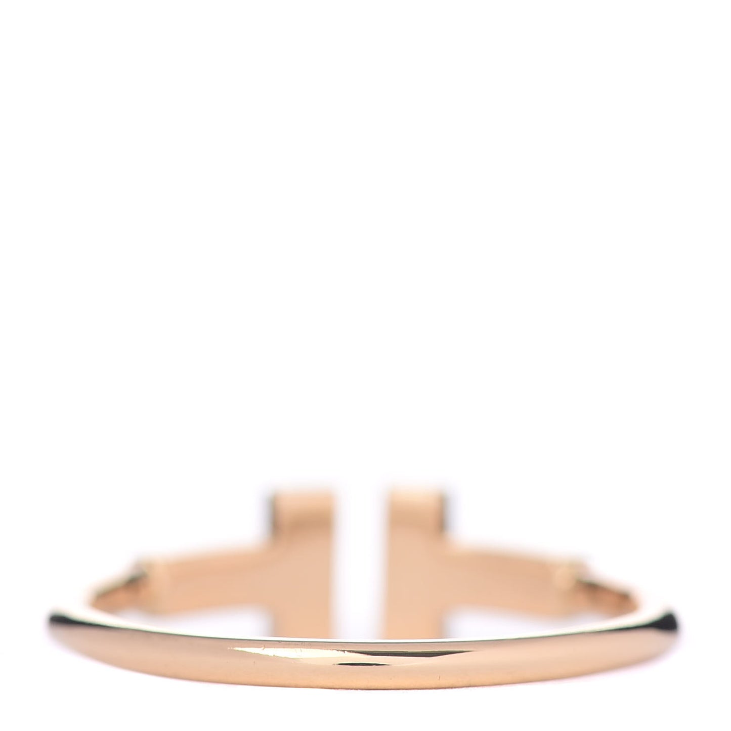 18K Yellow Gold Diamond T Wire Ring 53 6.5