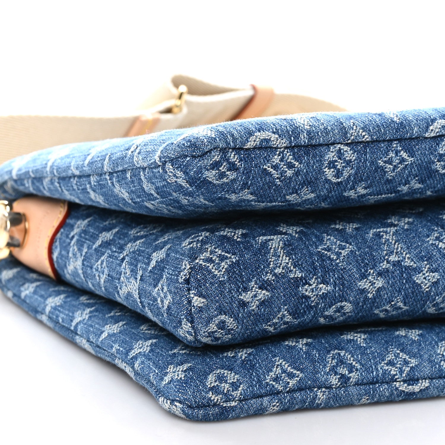Louis Vuitton Monogram Denim Coussin PM Blue 8 of 10