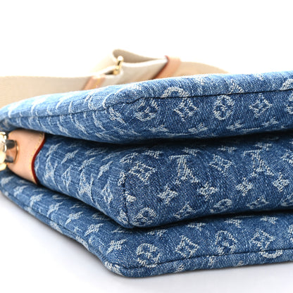 Louis Vuitton Monogram Denim Coussin PM Blue 8 of 10