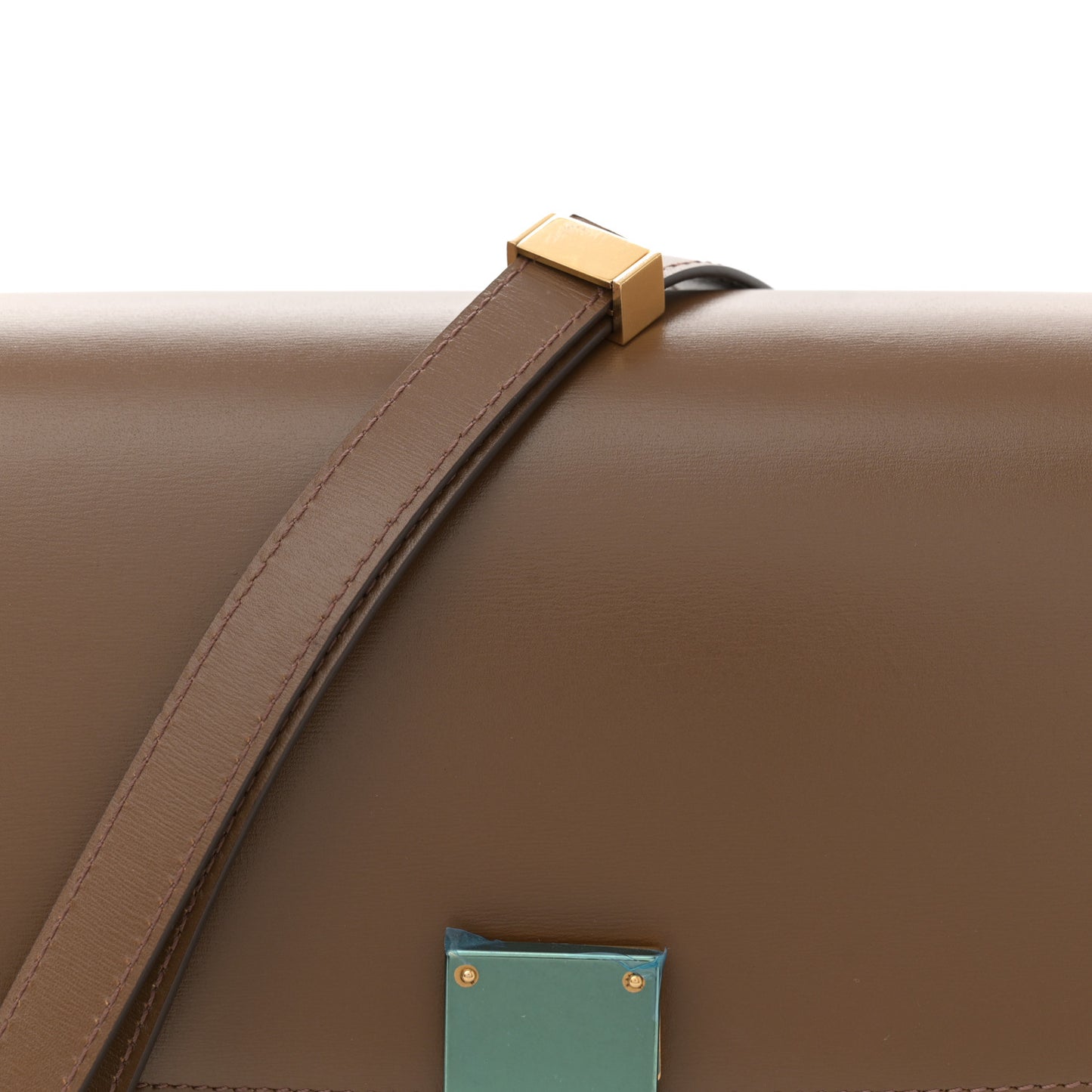 Smooth Calfskin Medium Classic Box Flap Bag Camel