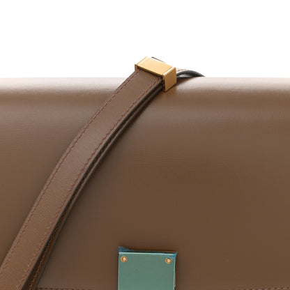 Celine Smooth Calfskin Medium Classic Box Flap Bag Camel 10 of 14