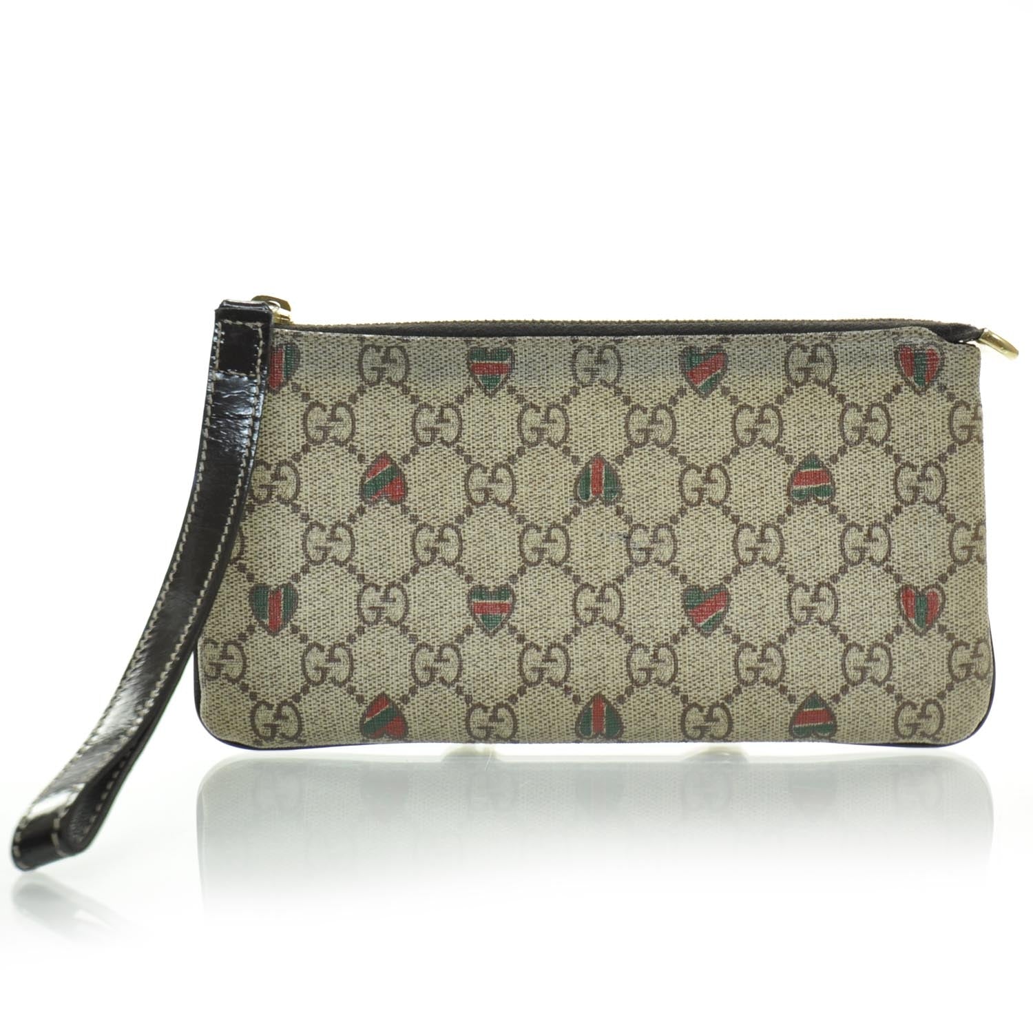Gucci Monogram Hearts Wristlet 2 of 7