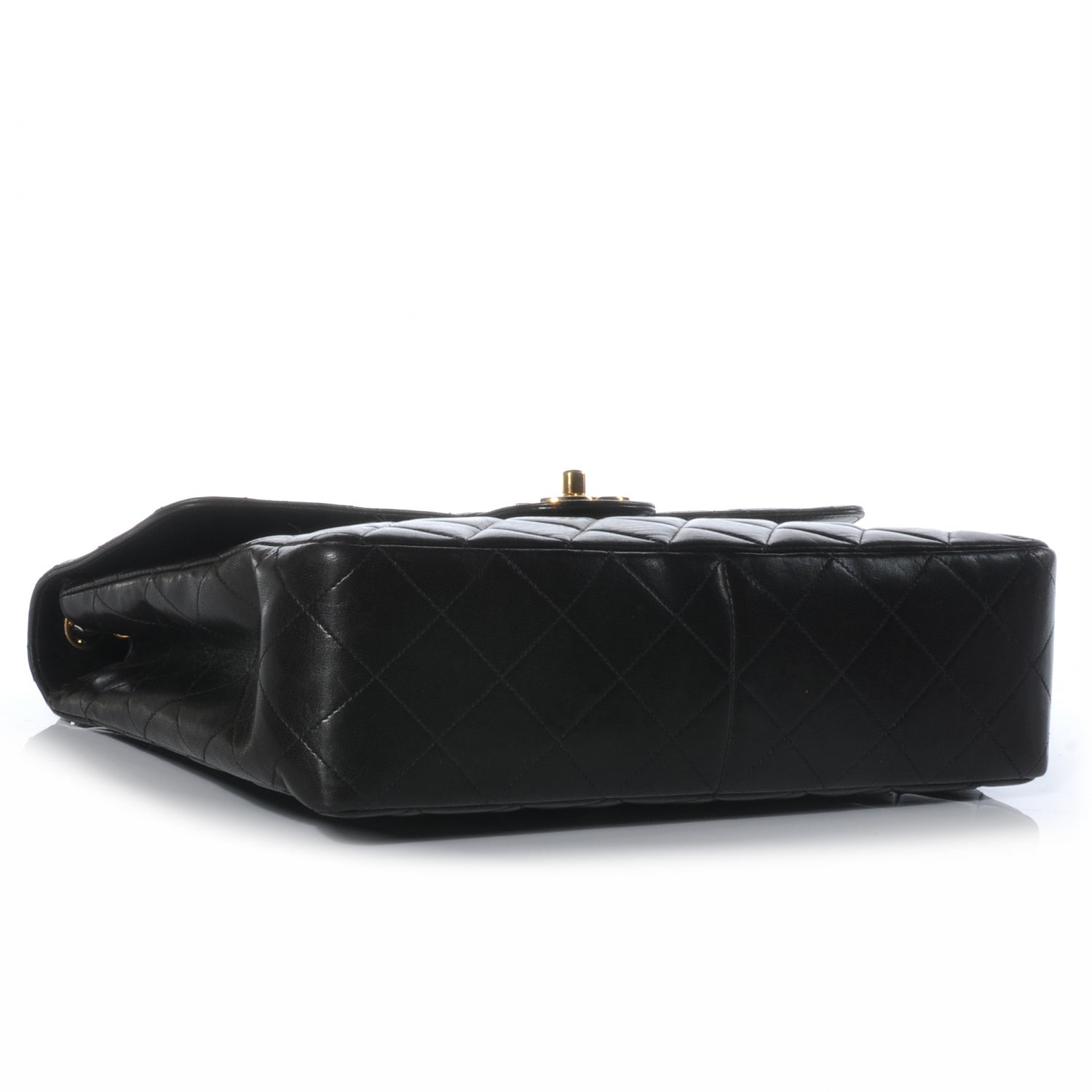 Chanel Lambskin Jumbo Flap Black 5 of 10