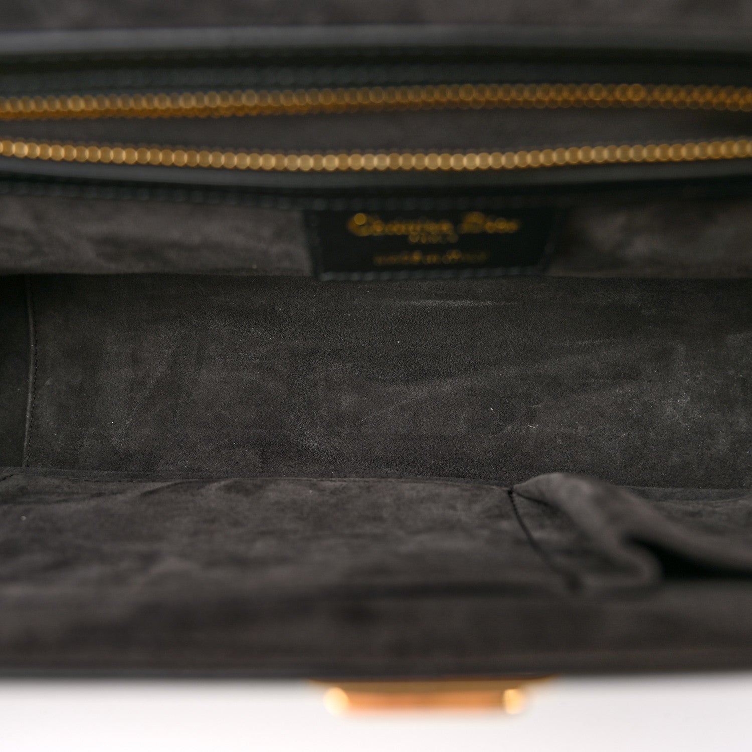 Christian Dior Smooth Calfskin Parisienne Bag Black 5 of 10