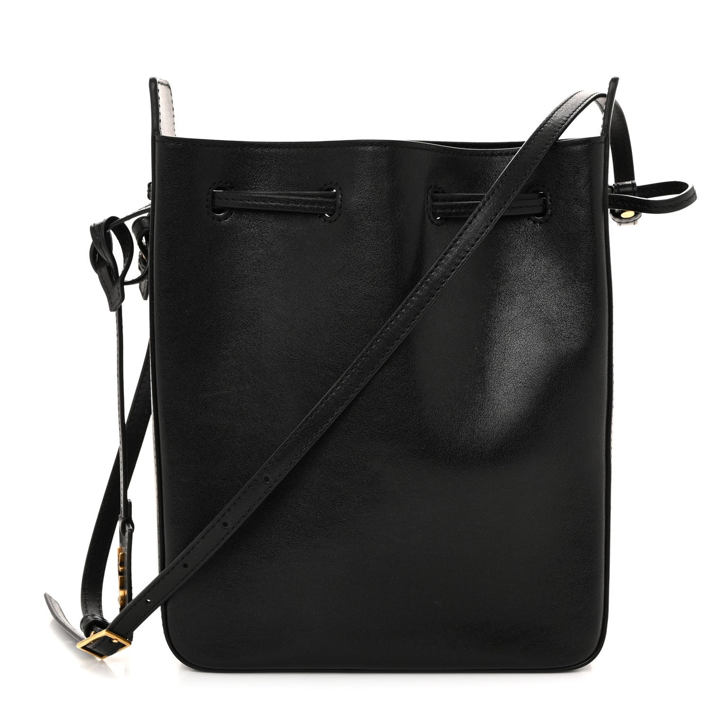 Calfskin Small Bucket Bag Black
