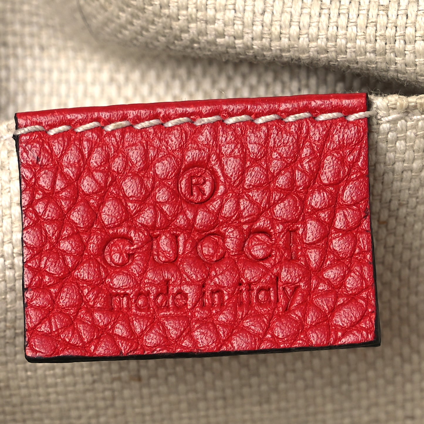 Pebbled Calfskin Small Soho Disco Bag Vibrant Red