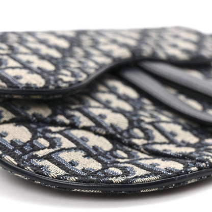 Christian Dior Oblique Saddle Belt Pouch Blue 7 of 8