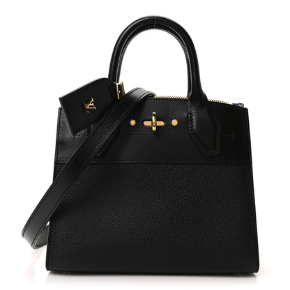 Louis Vuitton Calfskin City Steamer Mini Black 1 of 10