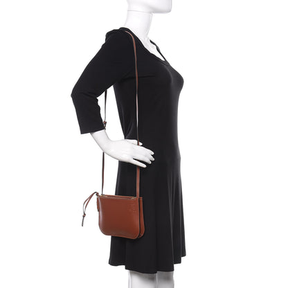 Loewe Calfskin Gate Double Zip Pouch Crossbody Brick 2 of 8