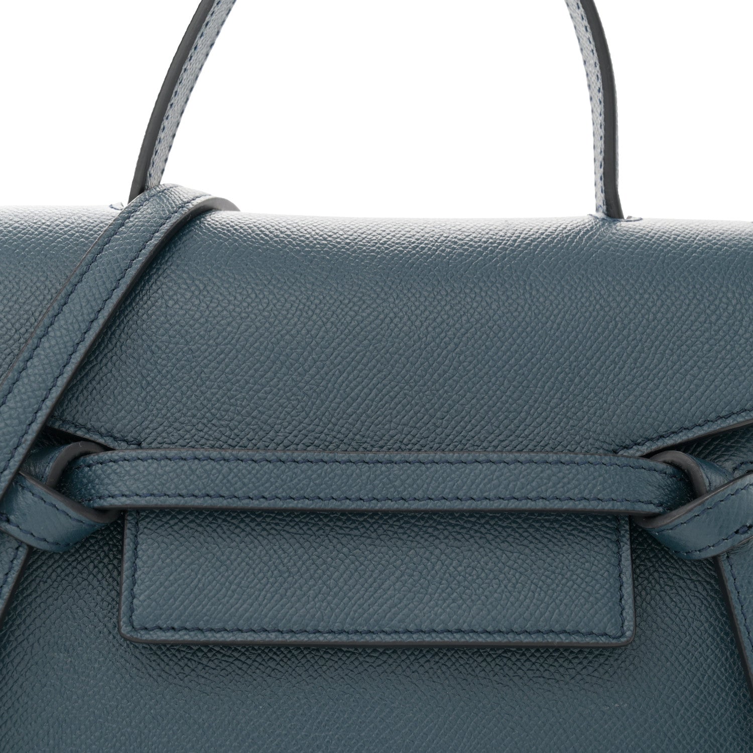 Celine Baby Grained Calfskin Nano Belt Bag Abyss Blue 8 of 11