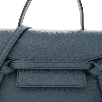 Celine Baby Grained Calfskin Nano Belt Bag Abyss Blue 8 of 11