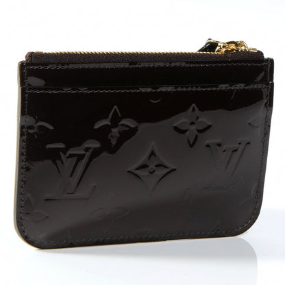 Louis Vuitton Vernis Key Pouch Amarante 3 of 8